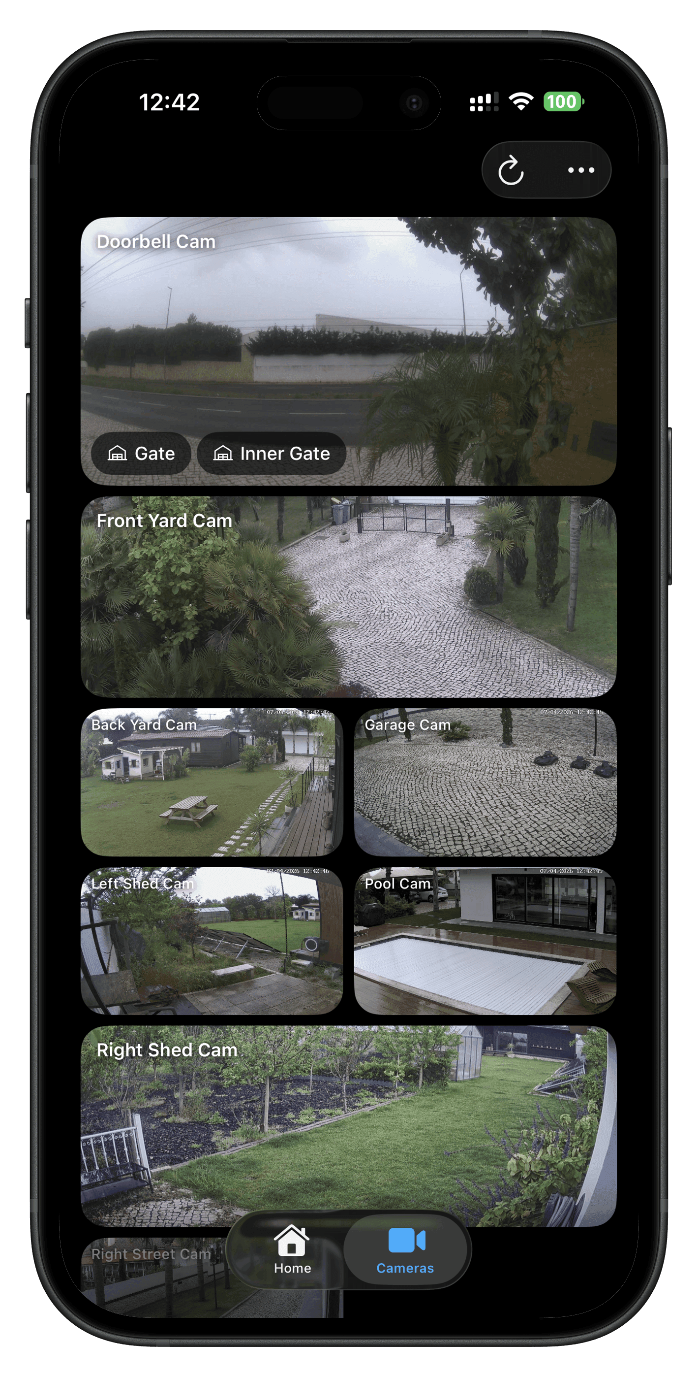 Customisable camera mosaic